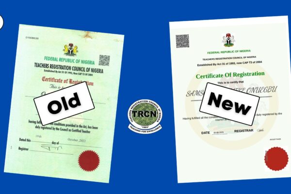 An image of how to validate TRCN certificate