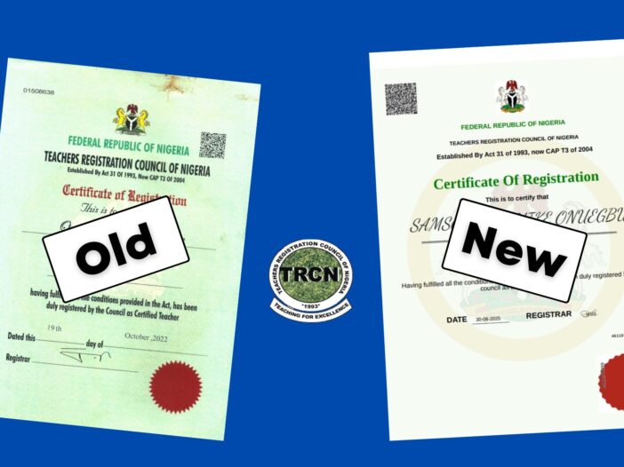 An image of how to validate TRCN certificate